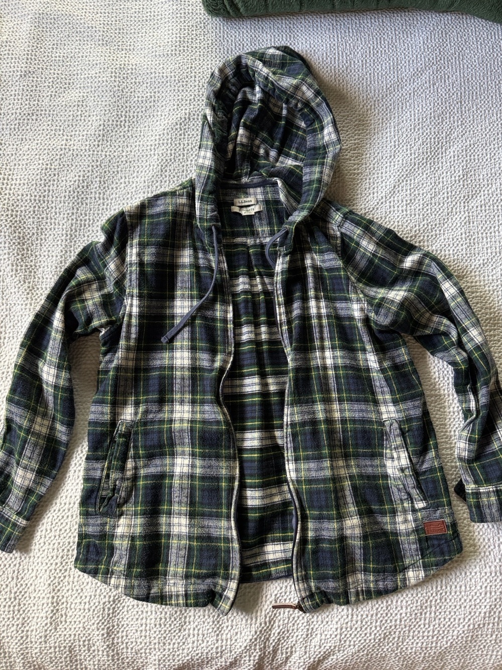 LL Bean Zip Flannel